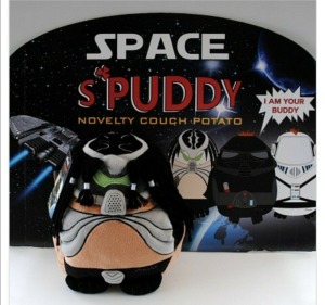 15 X BRAND NEW NOVETLY COUCH POTATO - DRINKS AND SNACKS HOLDERS IE 9 X POTATO SHAPE & 6 X SPACE BUDDY TROPPER