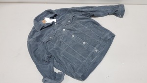 6 X BRAND NEW TOPSHOPGREY OVERSIZES DEMIN JACKETS - IN SIZE UK 8 - ALL IN GREY