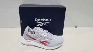 6 X BRAND NEW WOMANS REEBOK ENERYLUX 2.0 - IN HGREY/ WHITE - ALL IN SIZE UK 3.5