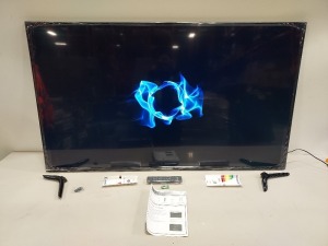 1 X BRAND NEW BOXED FERGUSON SMART 4K ULTRA HD 65 INCH TV WITH WIFI ENABLED - (IMAGE SHOWS ITEM OUT OF THE BOX AND POWERED UP)