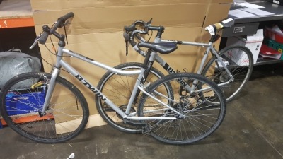 2 X BTWIN BIKES TO INCLUDE TRIBAN 100, & RIVERSIDE 120