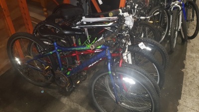 5 X MIX BIKE LOT TO INCLUDE TREK SKYE SL, CARRERA PARVA,APOLLO, MONGOOSE VANISH, PROBIKE