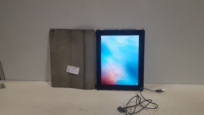 1 X APPLE IPAD 16 GB WITH CASE & CHARGE CABLE