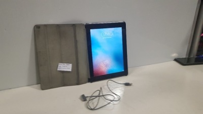 1 X APPLE IPAD 16 GB WITH CASE & CHARGE CABLE