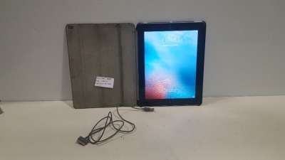 1 X APPLE IPAD 16 GB WITH CASE & CHARGE CABLE