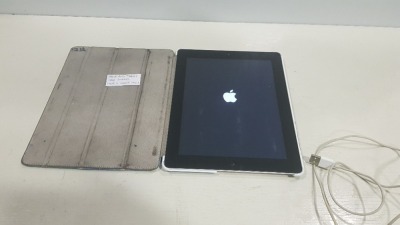 1 X APPLE IPAD 16 GB WITH CASE & CHARGE CABLE