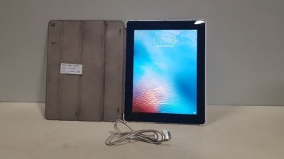 1 X APPLE IPAD 16 GB WITH CASE & CHARGE CABLE