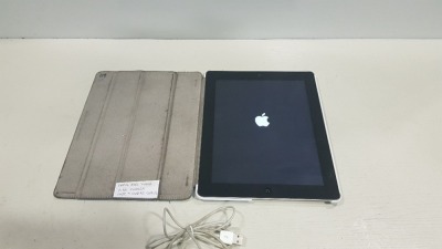 1 X APPLE IPAD 16 GB WITH CASE & CHARGE CABLE