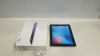 1 X BOXED APPLE IPAD 16 GB WITH CHARGE CABLE