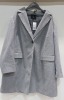 5 X BRAND NEW DOROTHY PERKINS GREY BELT WRAP COAT - ALL IN SIZE UK 28