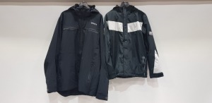 2 X BRAND NEW WINTER JACKETS TO INCLUDE 1 X NEVICA BLACK JACKET ( SIZE 4XL) AND 1 X JACK WILLS SKI THERMOLITE BLACK/WHITE JACKET ( SIZE S) - RRP £ 79.99