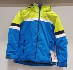 2 X BRAND NEW NEVICA MERIBEL BLUE / LIME WINTER JACKET IN SIZES 12-13 YEARS AND 13-14 YEARS RRP £159.99 EACH