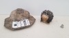 1 X SMALL HEDGEHOG SIZE 10CM X 8CM WITH 2 X FIBRE GLASS MOULDS AND LATEX SLIPS