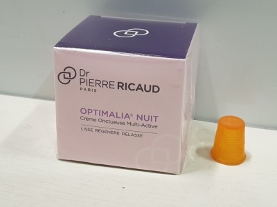 20 X BRAND NEW DR PIERRE RICAUD OPTIMALIA NUIT MULTI-ACTIVE CRÈME - 40ML (EXPIRED 30/11/22)