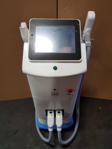 PROFESSIONAL HR SUPER HAIR REMOVAL ND YAG - LASER MACHINE (NO PLATE) (WITH 2 HAND GUNS, POWER LEAD & KEYS)