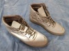 1 X PAIR BALENCIAGA GREY REFLECTIVE HIGH TOP TRAINERS SIZE 41 - PLEASE NOTE ITEMS PRE OWNED NOT NEW