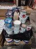 FULL PALLET OF APPROX 60 X MIXED PAINTS AND RESIN IN VARIOUS SIZES IE HEMPEL,T,JOHNSTONE,PROTEGA (PLEASE NOTE ALL OUT OF DATE)