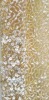 GOLD & CREAM COLOURED TRAILING GOWN (1.5M FROM WAIST TO END OF THE TRAIL) - FULL LENGTH SEQUIN EMBELLISHMENT BY HAND, WAIST BAND WIDTH 30CM (NOTE ITEM IS PRE OWNED NOT NEW - REQUIRES PROFESSIONALLY CLEANING - NO LABELS ATTACHED - APPEARS BESPOKE TO ORDER) - 5