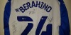 SHEFFIELD WEDNESDAY FOOTBALL SHIRT - LONG SLEEVED - SIZE L WITH BERAHINO 24 PLUS 3 UNKNOWN SIGNATURES ON THE REVERSE (SEE IMAGES) - BRAND: MACRON, SPONSORS: CHANSIRI, BLUSTEEL CLEAN ENERGY DRINK, SKYBET - 3