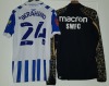 SHEFFIELD WEDNESDAY FOOTBALL SHIRT - SHORT SLEEVED - SIZE L WITH BERAHINO 24 ON THE REVERSE (SEE IMAGES) - BRAND: MACRON, SPONSORS: CHANSIRI, C.T.I. & EMIRATES FA CUP PLUS SHEFFIELD WEDNESDAY SIZE L BLACK & GOLD TRAINING SHIRT - LONG SLEEVED - 2