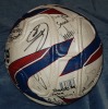 MITRE SIZE 5 FOOTBALL FIFA QUALITY CAPITAL ONE CUP WITH NUMEROUS UNKNOWN SIGNATURES (SEE IMAGES) CONGATULATING SAIDO & SIMILAR - 2