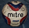 MITRE SIZE 5 FOOTBALL FIFA QUALITY CAPITAL ONE CUP WITH NUMEROUS UNKNOWN SIGNATURES (SEE IMAGES) CONGATULATING SAIDO & SIMILAR - 3