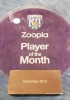 7 X FOOTBALL PLAYER AWARDS NOT NAMED IE. VAUXHALL ENGLAND U21'S PLAYER OF THE YEAR (NO YEAR), 4 X BARCLAYS MAN OF THE MATCH FOR WBA 2013-2016, MOM BRENTFORD V CARLISLE 2011/2012, ZOOPLA PLAYER OF THE MONTH DECEMBER 2013 - 6