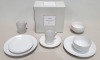 8 X BRAND NEW JACK WILLS 8 PCS CROCKERY SETS - 2 X DINNER PLATES, 2 X SIDE PLATES, 2 X CEREAL / SOUP BOWLS, 2 X MUGS IN A GIFT BOX