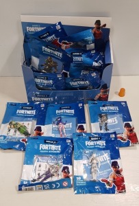 96 X BRAND NEW SERIES 3 FORTNITE 3D KEYCHAINS - CHARACTER FIGURES - IN DISPLAY BOX OF 24 PCS - IN 2 CARTONS