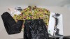 25 PIECE BRAND NEW CLOTHING LOT CONTAINING - GLAMOROUS DRESS - ROSIE BRAS - THE KRIPT VEST TOP- MISSGUIDED JUMPSUIT - ZARA DRESS- BOO HOO LEATHER STYLE PANTS - CAPSULE PANTS - ETC - IN VARIOUS SIZES - IN 1 TRAY - TRAY NOT INCLUDED