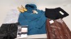 25 PIECE BRAND NEW CLOTHING LOT CONTAINING MISSGUIDED FAUX LEATHER MINI SKIRT - MISSGUIDED SWEATER DRESS - BOOHOO CARDIGAN - ASOS DESIGN T-SHIRT - PRETTY SECRETS PACK OF 5 BRIEFS - NAKD SWEATSHIRT - ZARA NECKLACE, ETC - ALL IN VARIOUS SIZES - IN 1 TRAY (N