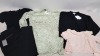 25 PIECE BRAND NEW CLOTHING LOT CONTAINING BOOHOO FLORAL MIDI DRESS - STOCKHOLM ATELIA CARDIGAN - H&M PANTS - NAKD SKIRTS AND BOOHOO MIDI DRESS ETC. - ALL IN VARIOUS SIZES - IN 1 TRAY (NOT INCLUDED)