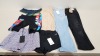 25 PIECE BRAND NEW CLOTHING LOT CONTAINING GYMSHARK TRAINING SHORTS - QED LONDON TURTLE NECK DRESS - PULL & BEAR DEMIN RIPPED JEANS - ZARA SILK DRESS - YAS PETITE SHORTS - ETC - ALL IN VARIOUS SIZES - IN 1 TRAY (NOT INCLUDED)