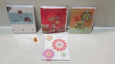 2000+ BRAND NEW MOTHERS DAY CARDS WITH ENVELOPES IN 4 BOXES AND 2 TRAYS (TRAYS NOT INCLUDED)