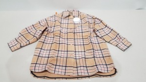 1 X SEEBYCHLOE MULTI-BEIGE CHEQUERED WOOL COAT SIZE UK 10 (SMALL) RRP £520.00