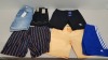 25 PIECE BRAND NEW CLOTHING LOT CONTAINING TOM TAILOR JEANS , BOOHOO MAN SHORTS , BOOHOO MAN CARGO PANTS , SELECTED HOMME SHORTS , ADIDAS SHORTS ,BOOHOO MAN SHORTS , NASTY GAL SHORTS - ETC - ALL IN VARIOUS SIZES - IN 1 TRAY