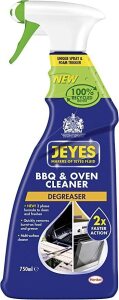 72 X JEYES 750ML SPRAY BOTTLES OF BBQ & OVEN CLEANER (IN 9 BOXES OF 8)