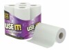 144 X PACKS OF 4 BRAND NEW USE-IT 2 PLY EXTRA ABSORBENT KITCHEN TOWEL ROLLS (IN 24 OUTER BAGS)