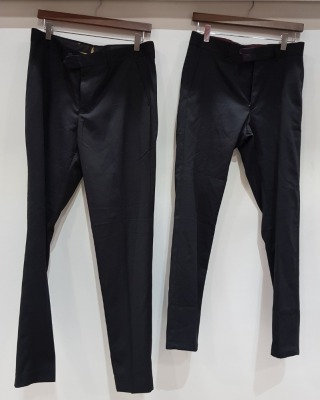 6 X BRAND NEW TROUSERS LOT CONTAINING LOCKSTOCK LONDON AND CAVANI TROUSERS IN VARIOUS SIZES AND STYLES