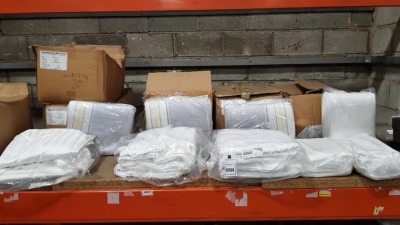 150+ BRAND NEW BEDDING LOT CONTAINING SINGLE DUVET COVERS 140X207CM AND PILLOW CASES SIZE 60X80CM