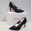 7 X BRAND NEW REISS ZENA COURT MESH/LACE SHOES IN BLACK - ALL IN SIZE UK 5