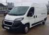 WHITE PEUGEOT BOXER 335 PRO L3H2 BHDI PANEL VAN 2200CC REG : CA21HXJ MILEAGE: 64,138 VIN NUMBER: VF3YCBNFC12R90559 FIRST REGISTERED 31/3/2021 2 KEYS , WITH V5, MOT NOT REQUIRED UNTIL 31/3/24 AIR CON, SAT NAV, ENGINE LIGHT ON CRACKED WINDSCREEN - 2