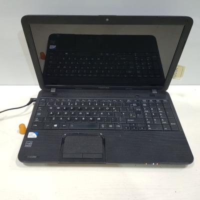 1 X TOSHIBA SATELLITE C850 DUEL CORE 2.2 3GB, 160GB, WINDOWS 10 ( WITH CHARGER)