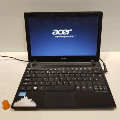 1 X ACER TMB113M I3-3227U 1.9, 4GB RAM , 500GB - ITEM POWERS UP BUT NO CHARGER