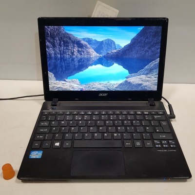 1 X ACER TMB113M I3-3227U 1.9, 4GB RAM , 500GB - ITEM POWERS UP BUT NO CHARGER