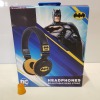 20 X BATMAN HEADPHONES WITH ADJUSTABLE HEAD STRAP