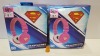 20 X SUPERGIRL HEADPHONES WITH ADJUSTABLE HEAD STRAP (PLEASE NOTE: SOME DAMAGED BOXES)