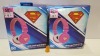 20 X SUPERGIRL HEADPHONES WITH ADJUSTABLE HEAD STRAP (PLEASE NOTE: SOME DAMAGED BOXES)