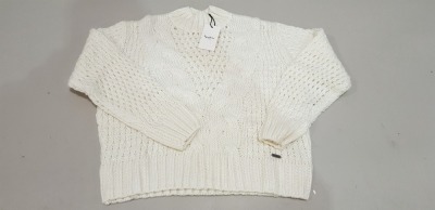 8 X BRAND NEW PEPE JEANS HELAIA KNITTED JUMPERS -ALL IN VARIOUS SIZES TO INCLUDE S/M/L/XL