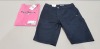 12 X BRAND NEW MIXED PEPE JEANS CONTAINING 7 X KIDS HANA GLITTER T-SHIRTS IN PINK - IN VARIOUS SIZES - AND 5 X KIDS BLUEBURN SHORTS - IN VARIOUS SIZES